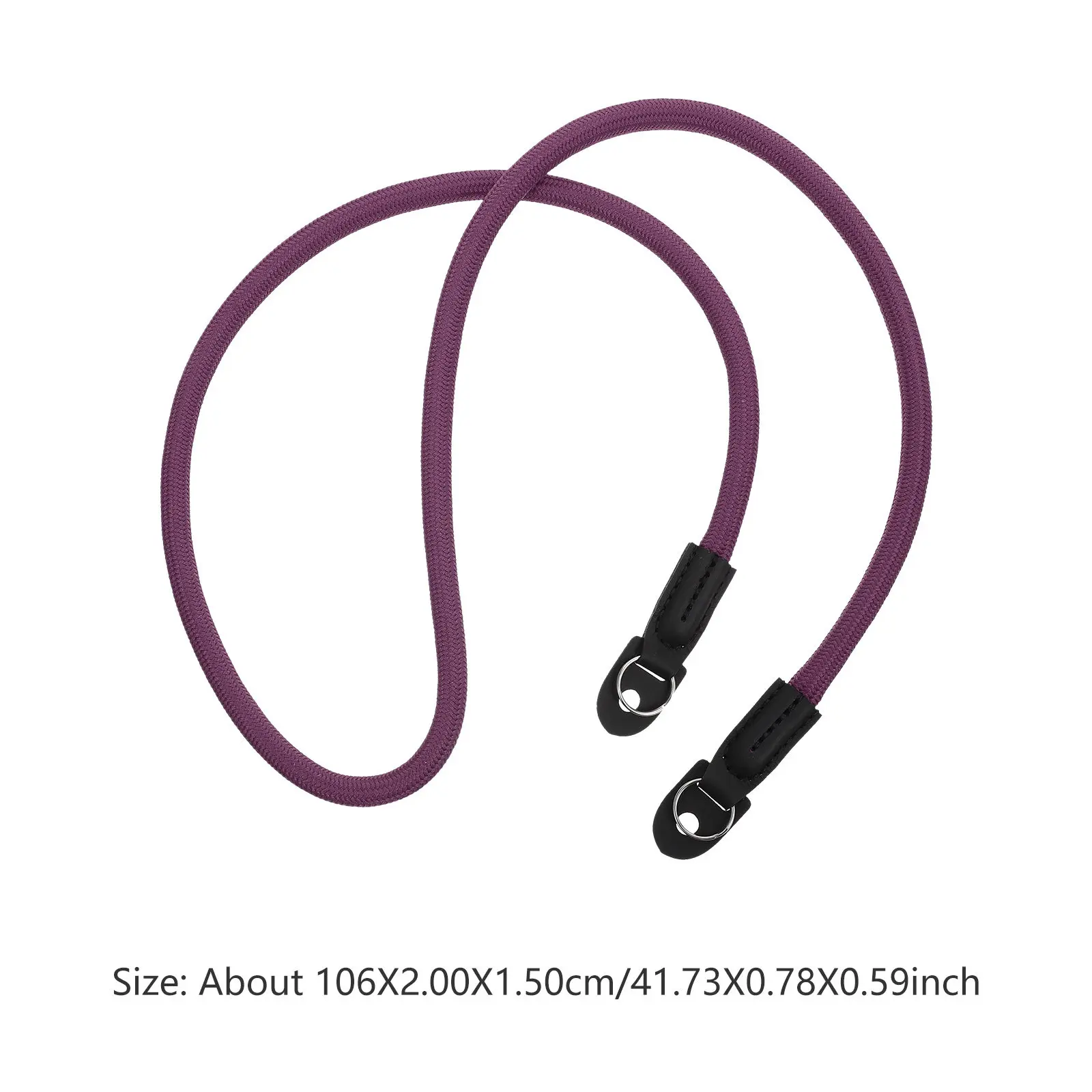 Camera Neck Strap Stainless Steel Microfiber Wear Resistant Elastic Shoulder Strap Safety Rope Suitable for Cameras Binoculars