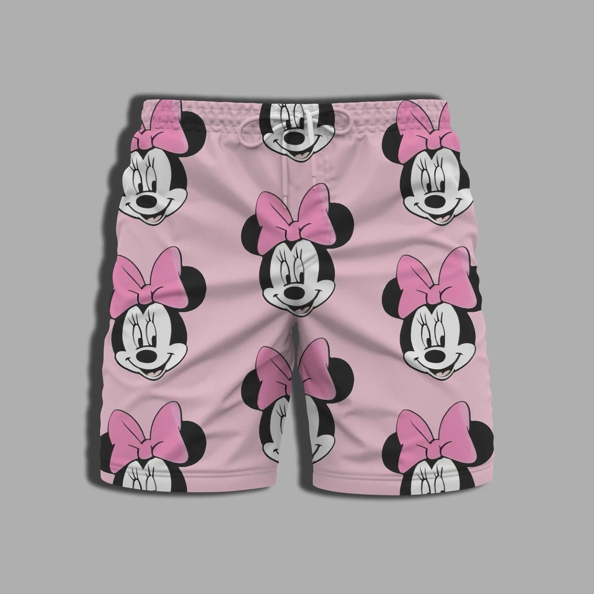 Spodenki do pływania mężczyźni Mickey cały strój kąpielowy letnie spodnie gimnastyczne Disney kostium kąpielowy mężczyzna plaża Minnie Mouse z nadrukiem męska odzież męska