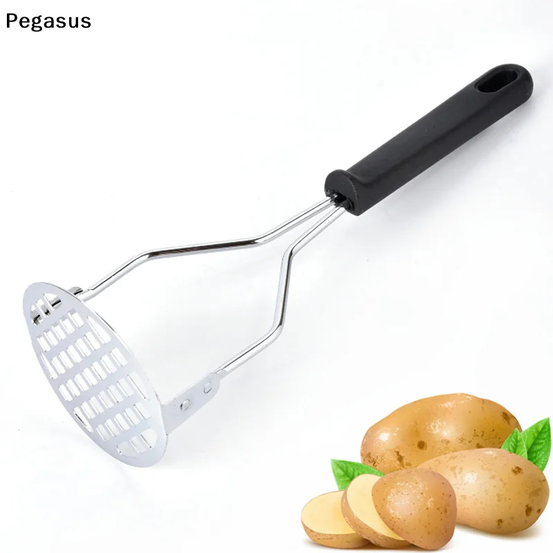 [S]Stainless Steel Pressed Potato Masher Ricer Puree Juice Maker Potato Pusher Smooth Mashed Potatoes Crusher Fruit Tools