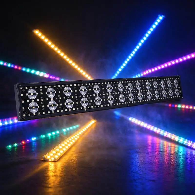 RGBW LED 130W Wall Washer Light Dynamic Effects Lighting Matrix Lights Projector for Stage Party Concert Theater Live Show Bar