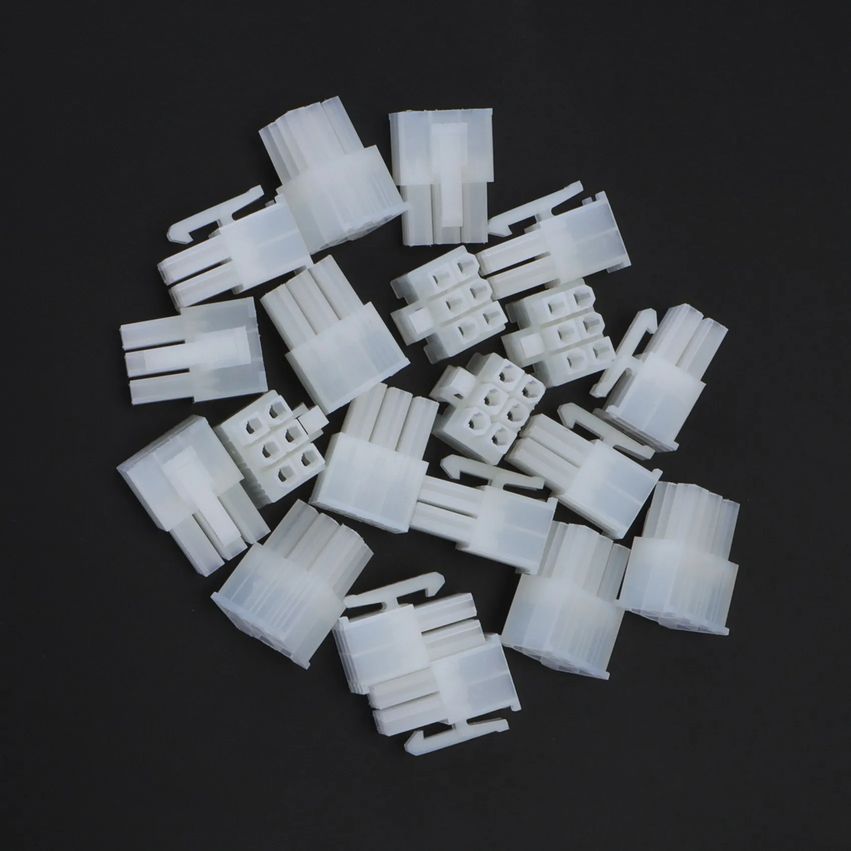 Leading-20 Sets 6Pin 4.2Mm Curved Needle 5557&5569 Wire Terminals Electrical Connector Plug For Graphics Card GPU PCI-E Pcie