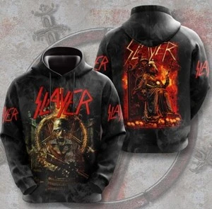 Slayer Band 3dพิมพ์Hoodieผู้ชายผู้หญิงแฟชั่นHoodiesเสื้อกันหนาวเด็กเสื้อผู้หญิงSweatsผู้ชายHoodie Rock Bandเสื้อผ้าขนาดใหญ่ขนาด