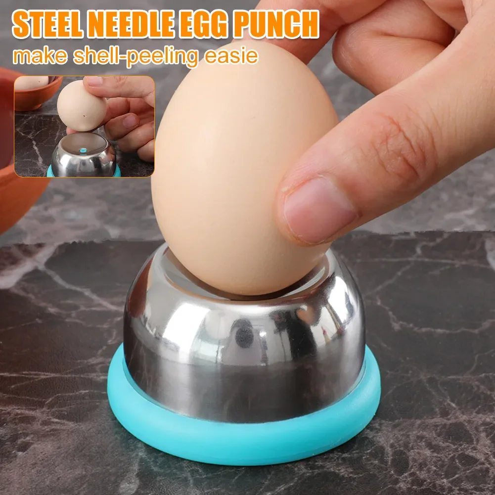 

Boiled Egg Piercer Stainless Steel Egg Prickers Separator Endurance Bakery Egg Puncher Home Kitchen Egg Separator Piercing Tool