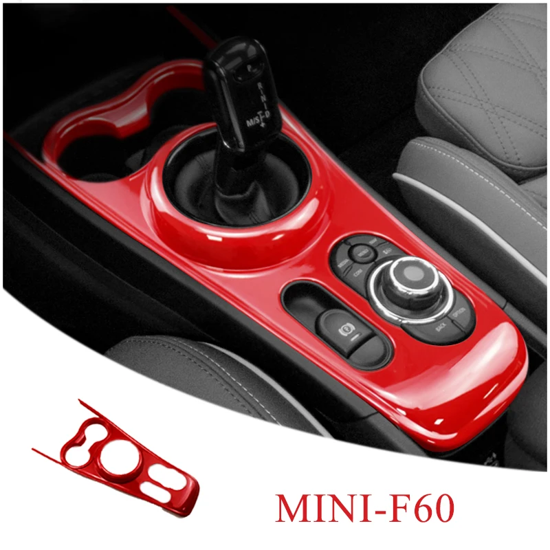 Car Gear Lever Panel Decorative Cover Protection Sticker For BMW MINI COOPER JCW F54 F55 F56 F57 F60 Countryman Car Accessories