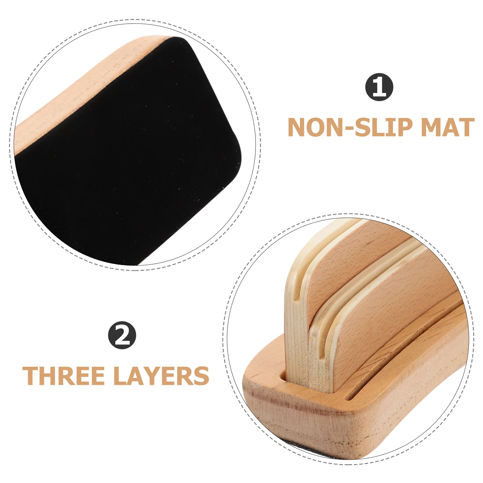 

Wooden Playing Card Holder Sturdy Curved Organizer Stand for Card Games Display Photo Holder Game Room Use Board Game Stand Base