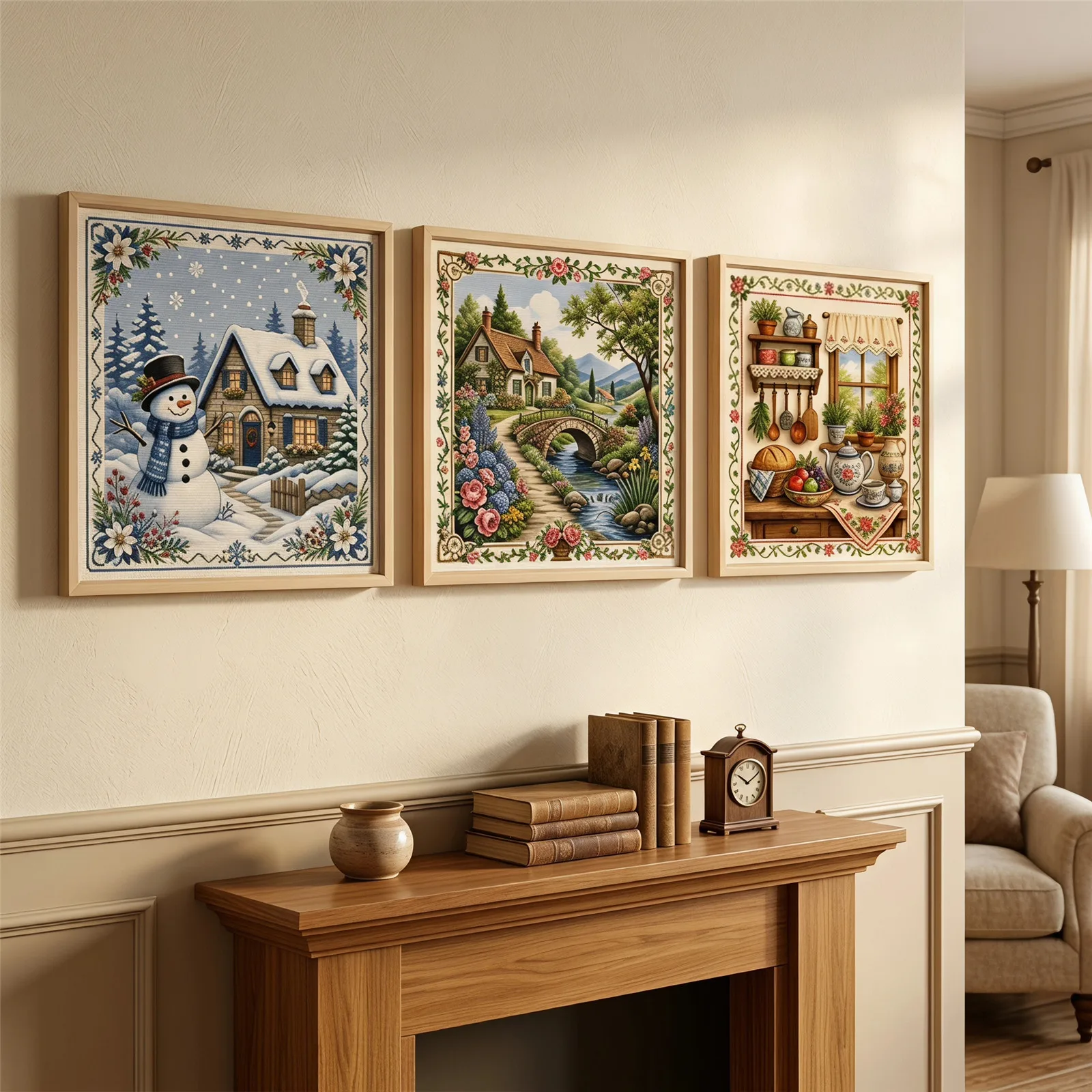 Kit per Punto Croce Stampato 1 - Cross Stitch Stamped Kits Beginners recensione e prezzo