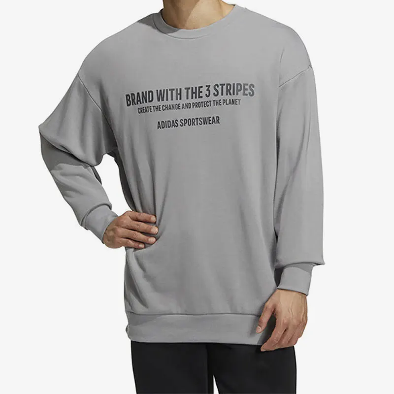 Adidas genuine M CREW SWEAT men's sports and fitness sweatshirt HZ7020