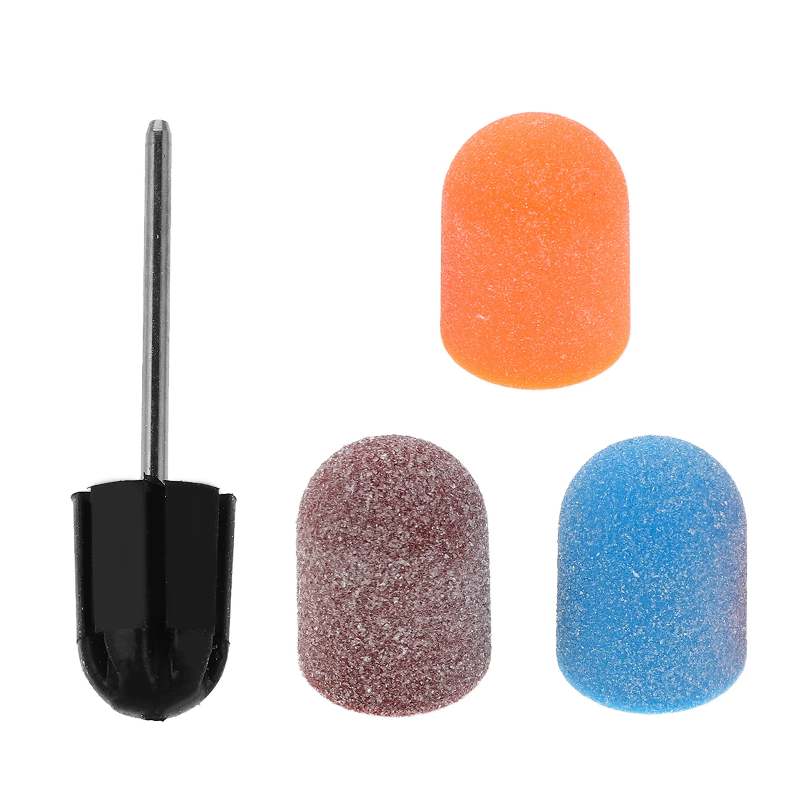 

1 комплект, шлифовальные ленты с мелкой зернистостью, сверла для ногтей, колпачки для удаления омертвевшей кожи, мозолей, портативный, удобный для путешествий, качество салона