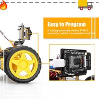 ESP32 Cam Smart Wifi Smart Robot Car Kit Parts Spare For Arduino IDE Programming Project Starter Great Fun STEM Robotic Kits