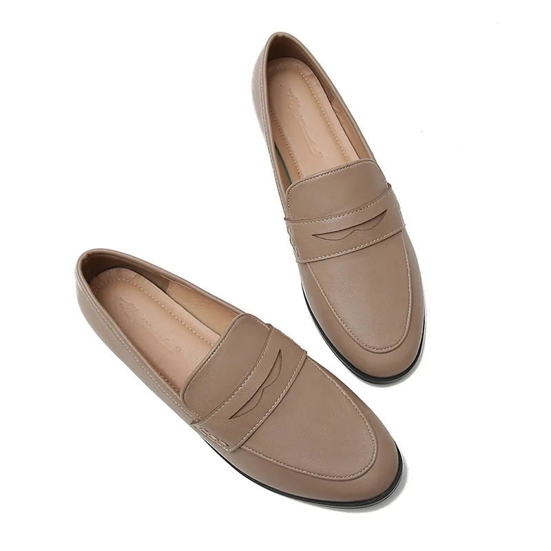 حذاء نسائي جديد لعام 2025 من Preppy للفتيات بدون كعب كاجوال مريح حذاء ديربي بولوك ريترو للنساء #6