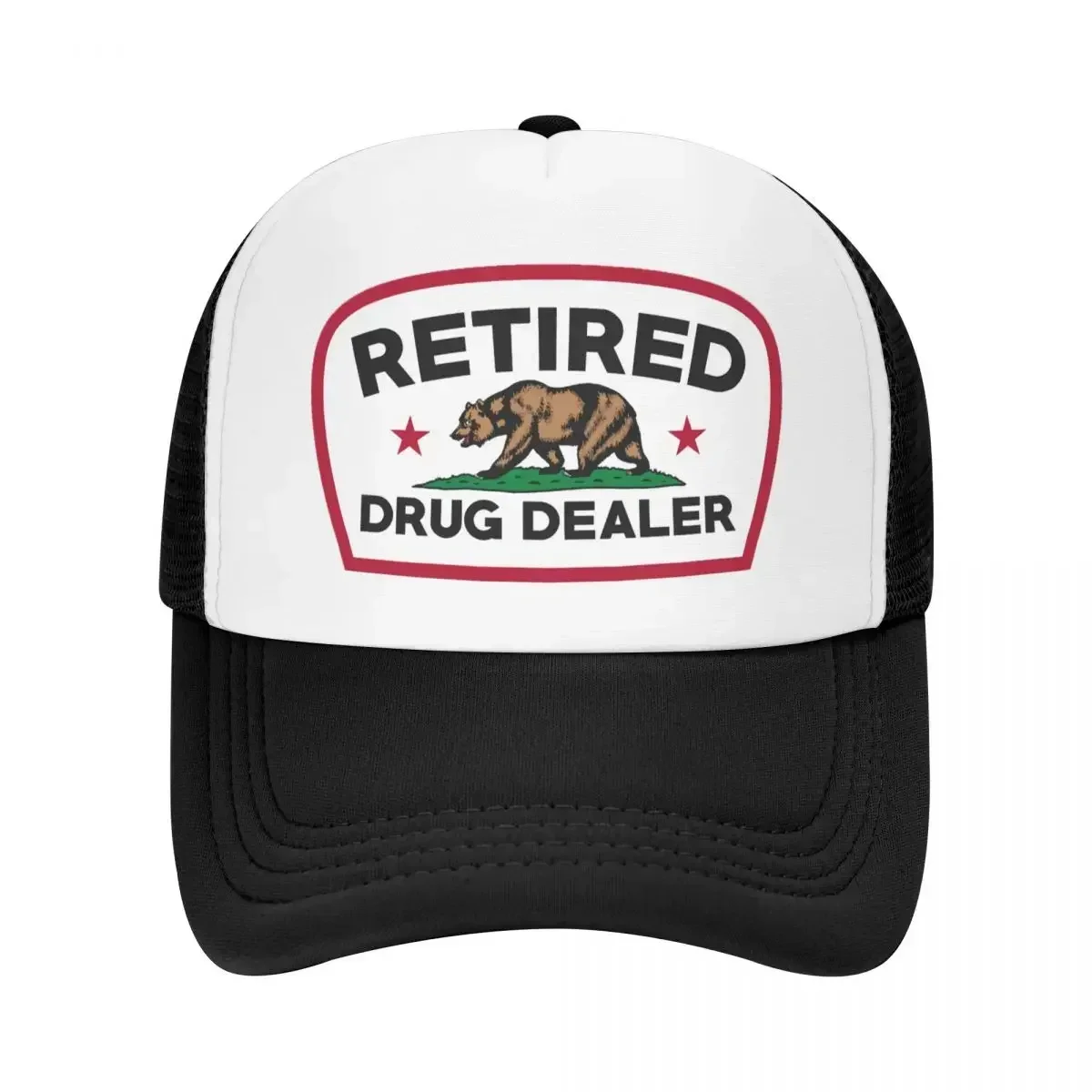 Custom Punk Retired Drug Dealer Baseball Cap For Women Men Breathable Funny California Trucker Hat Performance Snapback Hats
