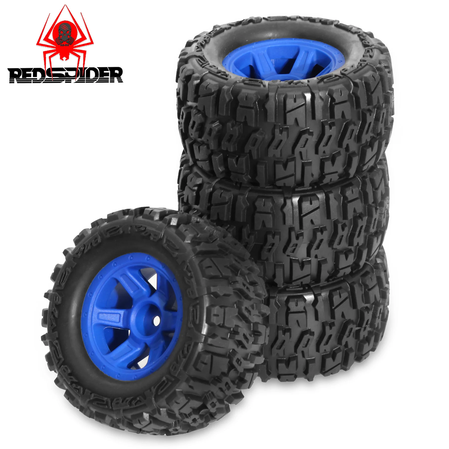 

Шины для колес RC Monster Truck для 1/12 1/14 1/16 RC Off Road Monster Truck TRX E-REVO Summit HPI SAVAGEGT-2XS REDCAT Volcano-16