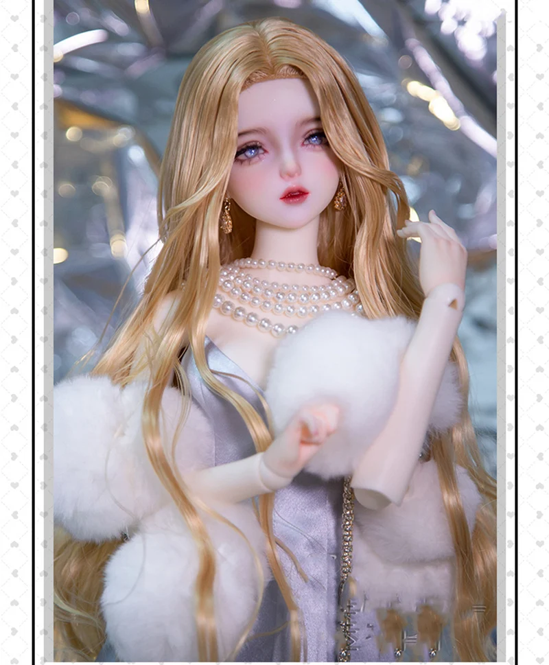 

1/4 1/3 BJD Doll Wigs Ancient Costume European Style Long Curly Hair Wig MSD For SD13 Girl SSDF ID72 Uncle Accessories A1912