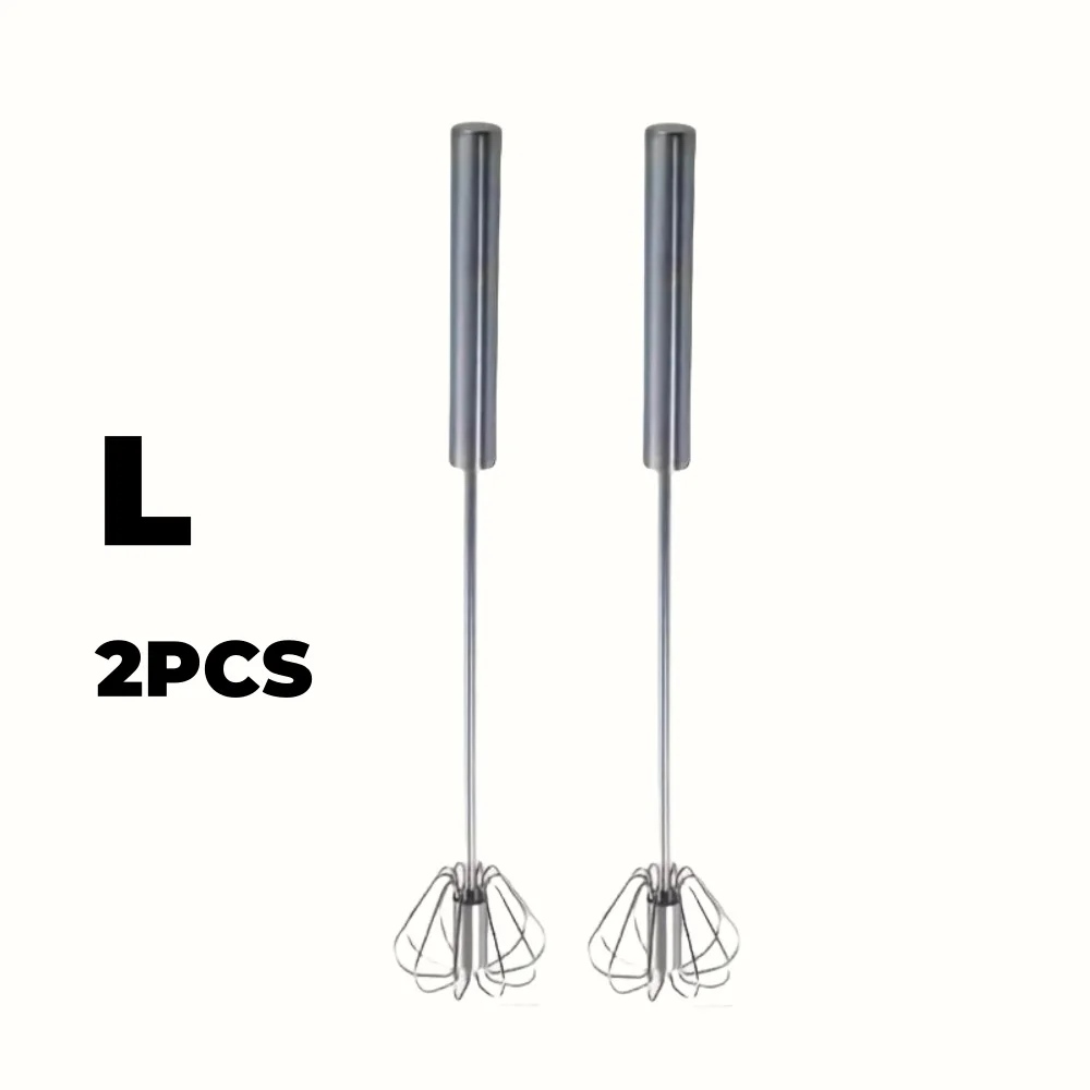 Stainless Steel Semi-Automatic Egg Beater Whisk Mixer