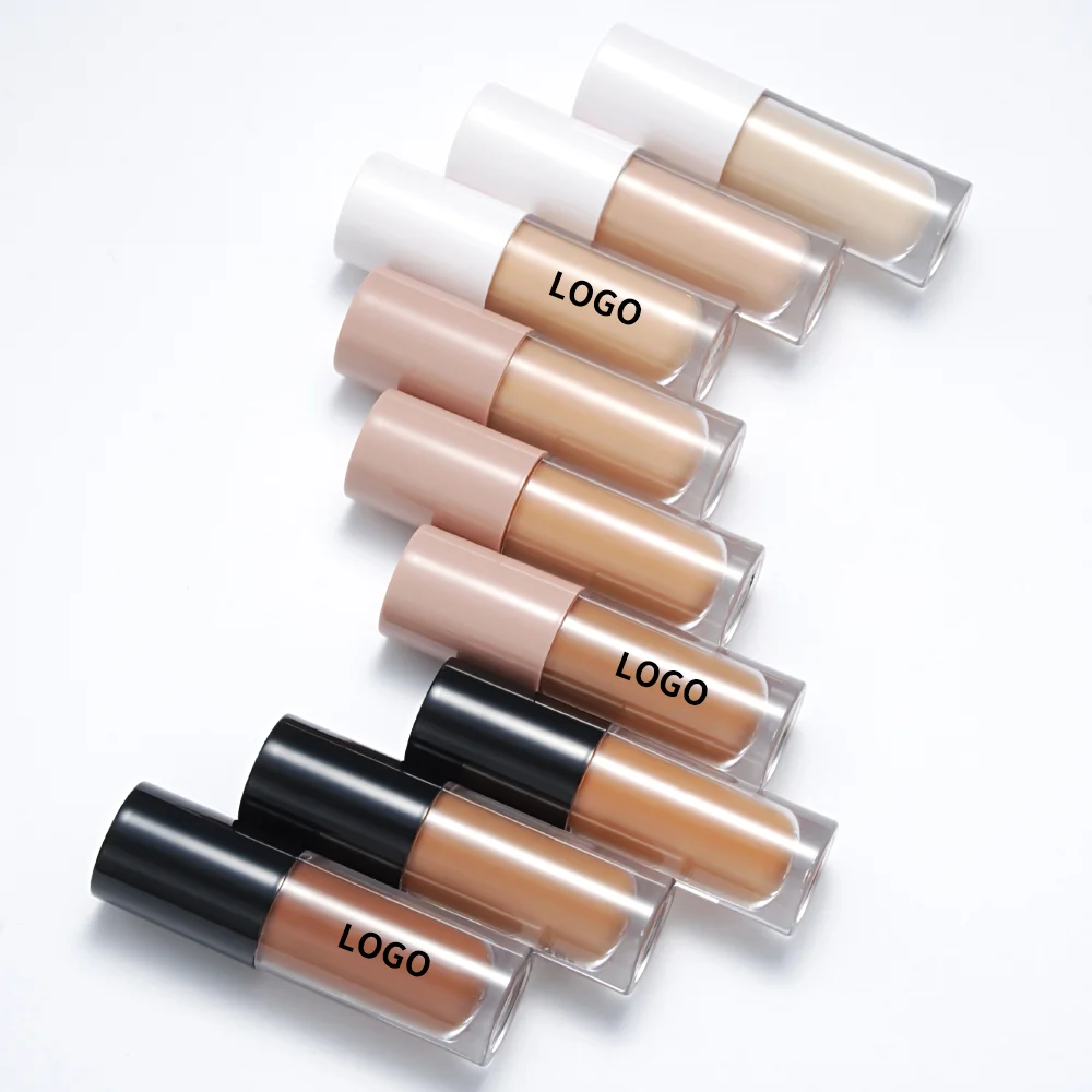 Custom Logo 14colors Liquid Concealer Vegan Moisturizing Brighten Long Lasting Oil Control High Cover Private Label Makeup Bulk