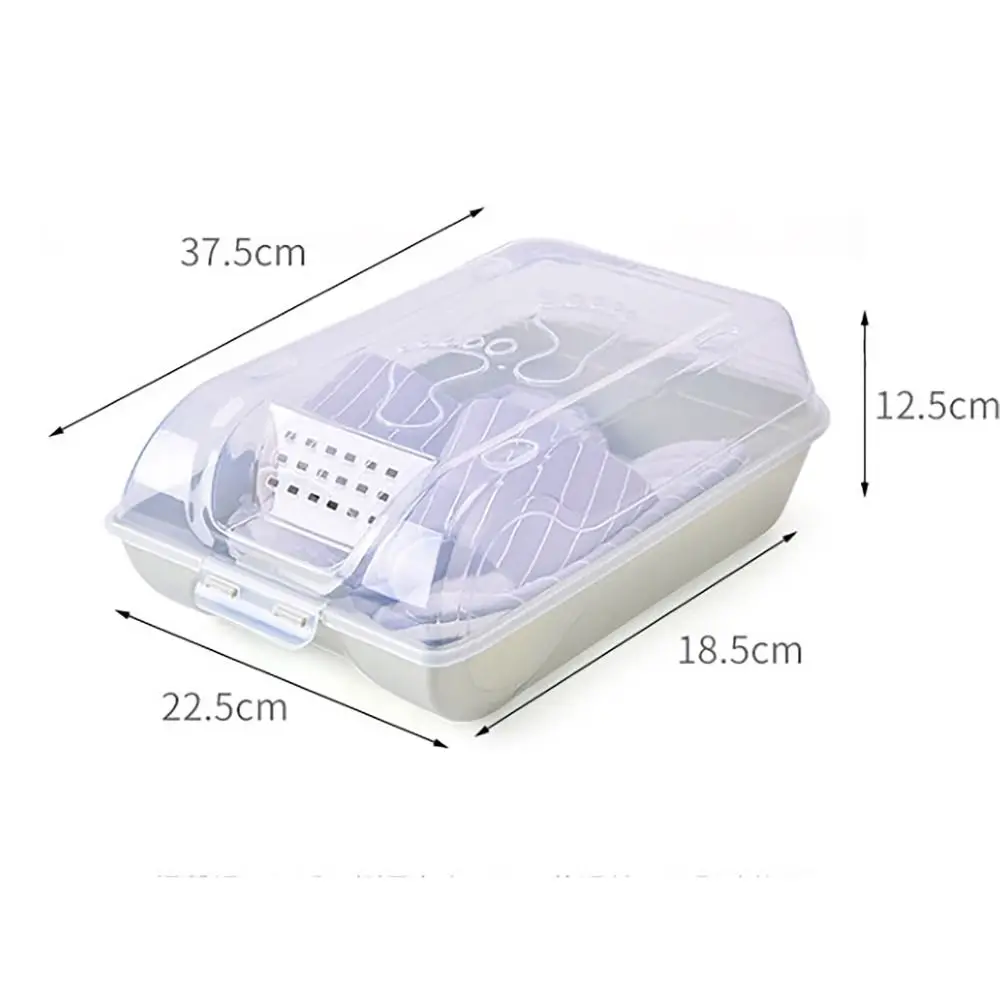 Space Saving Stackable Shoe Box Thickened Plastic Shoe Cabinet Transparent Dustproof Shoe Storage Rack for Home