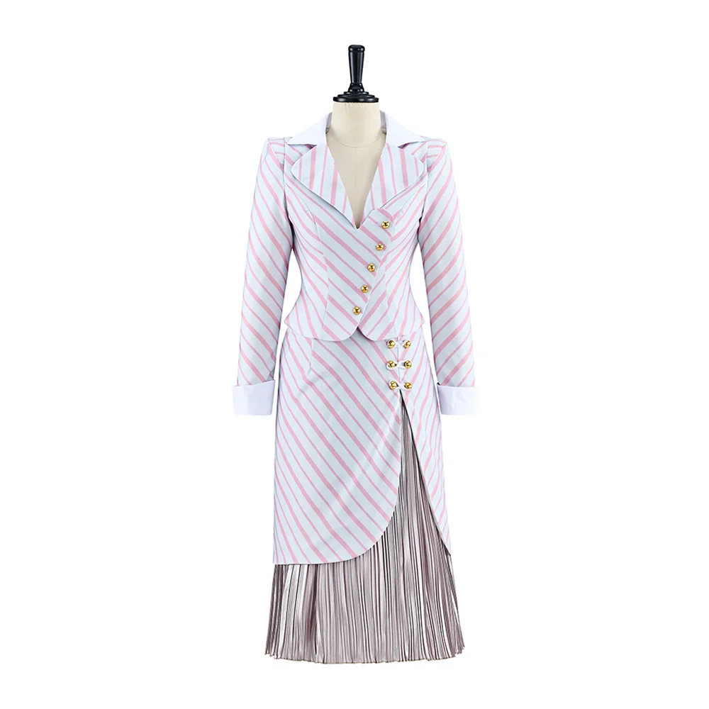 Glinda 코스프레 의상 판타지아 코트 스커트 여성용 풀 세트 할로윈 카니발 파티 의상