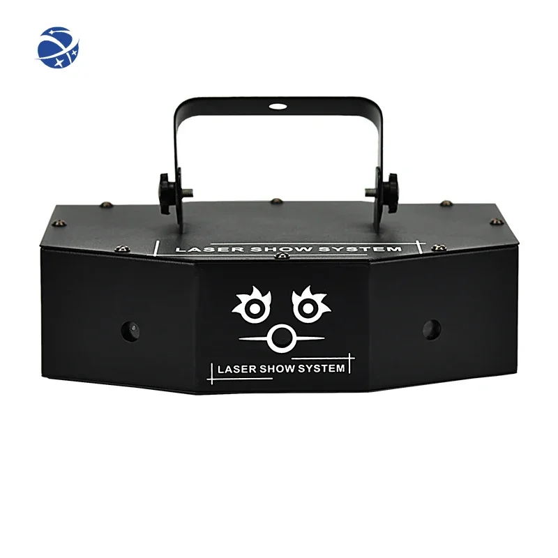 DJ Equipment 3 Eyes RGB Laser Program Projector Full Color Light 3 Hole DMX Party Stage Laser Light 3-Eye Laser Light