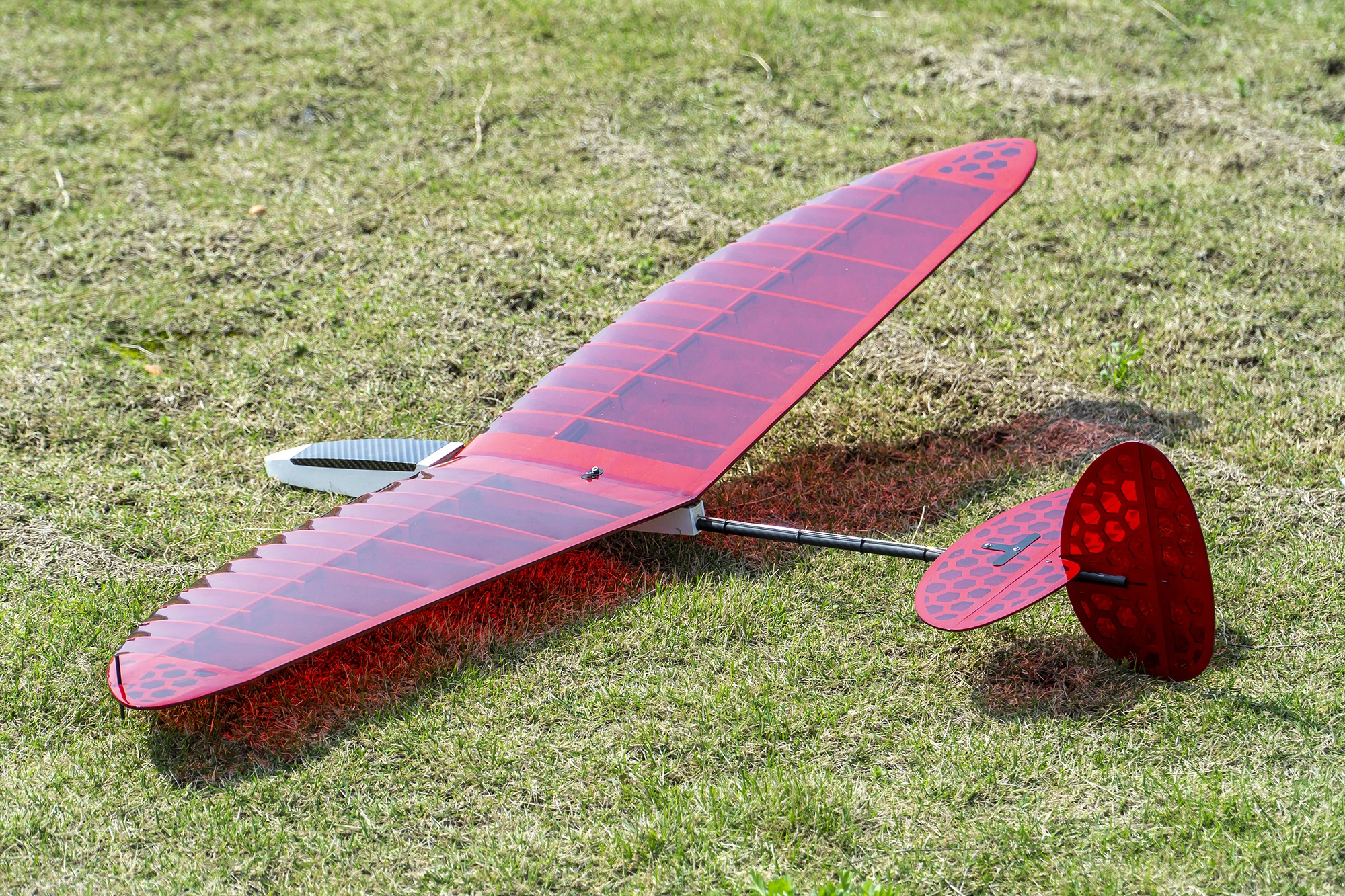 Diskus Start segel flugzeug Balsawood dlg Kit fd12 1200mm(47 '') Flügels pann weite Wind runner Kit Balsaholz Modellbau satz – Detail 16