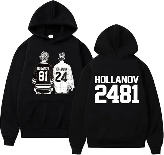 

Толстовки Heated Rivalry Hollanov 2481 для мужчин и женщин, модные флисовые свитшоты с длинными рукавами, пуловеры