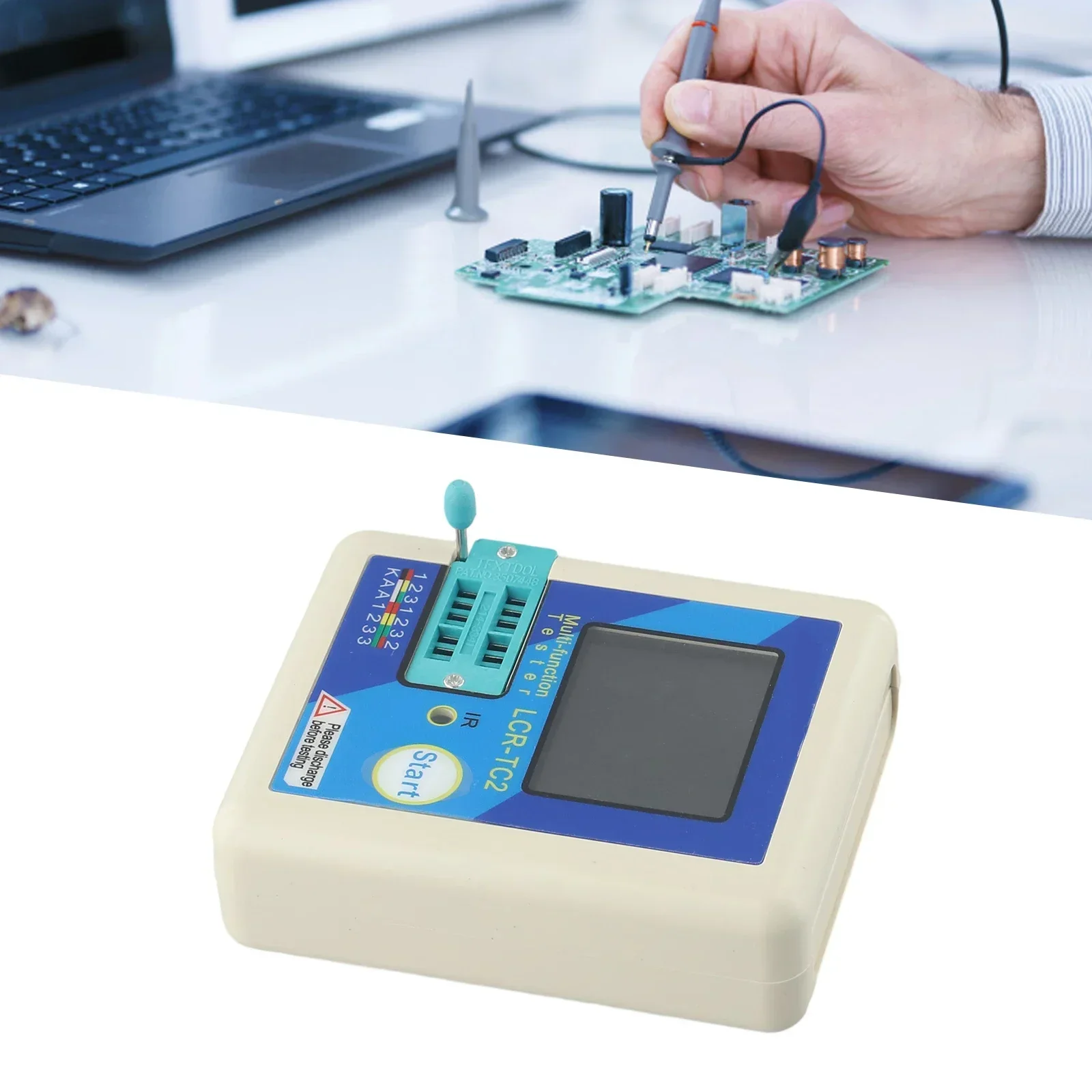Multimeter Transistor Tester LCR-TC2 Resistor Thyristor MOS/PNP/NPN Voltage Regulator Practical For Diode Triode