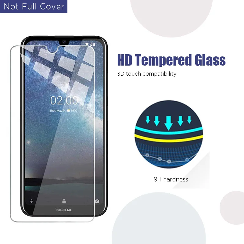 Screen Protector for Nokia 5.3 2.3 1.3 5 5.1 4 4.2 3.2 Protective Glass on Nokia 6 6.1 Plus 6.2 1 2 3 3.1A 3.1C Phone Glass