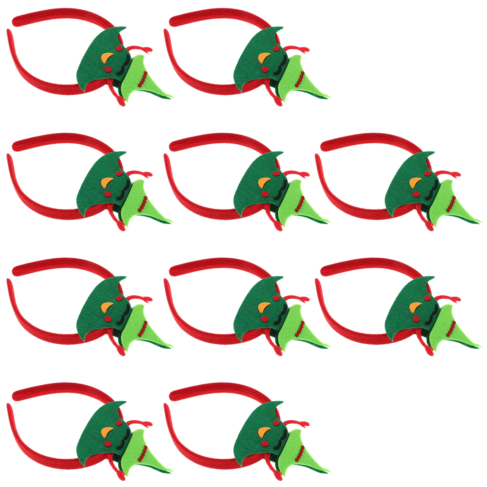 

10 Pcs Christmas Headband Holiday Headpieces Halloween Xmas Party Headbands Festive Headwear Festival