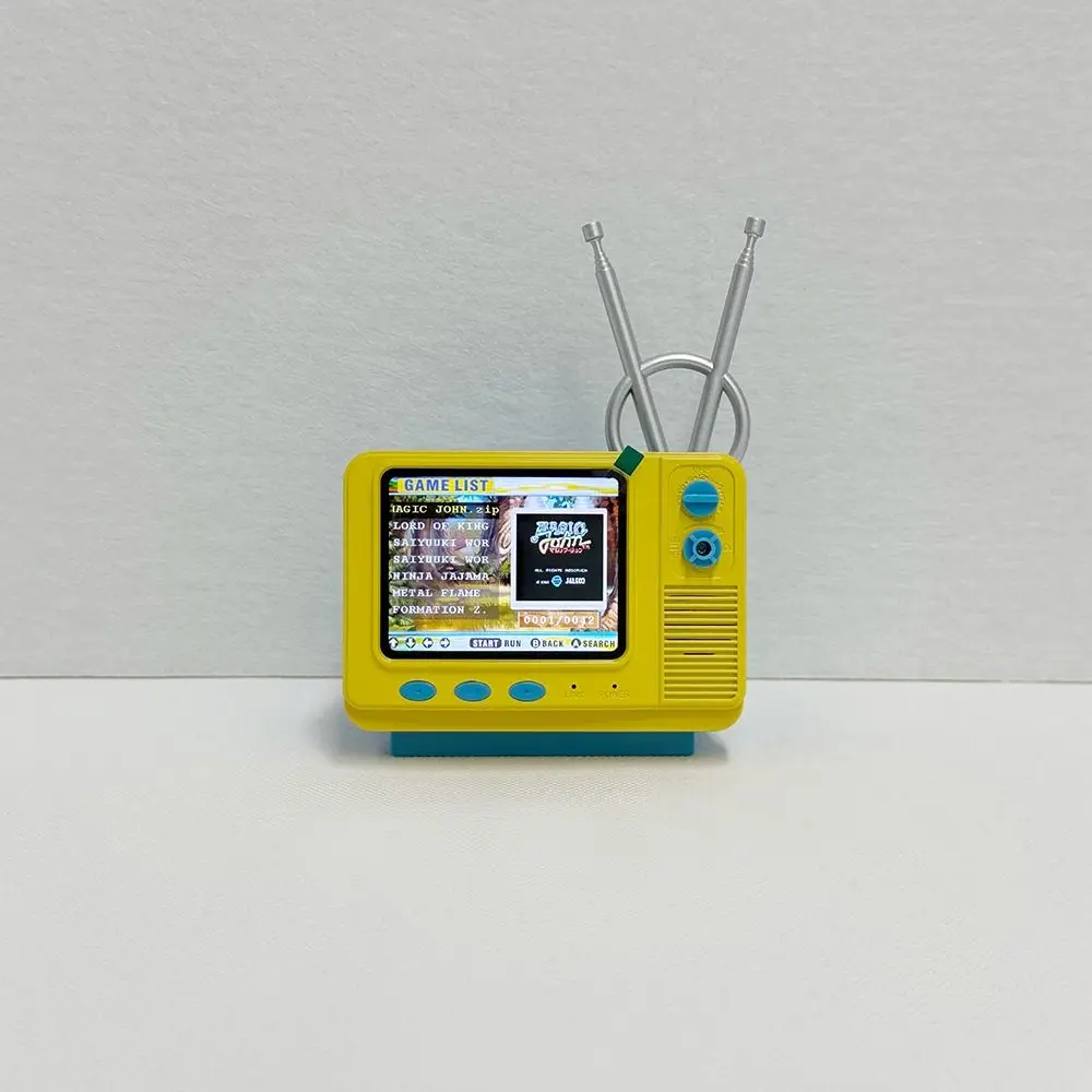 

3.0 Inch Screen Retro Bookshelf TV Console Built-in 339 Games Mini Pocket Size Handheld TV Game Children Gits