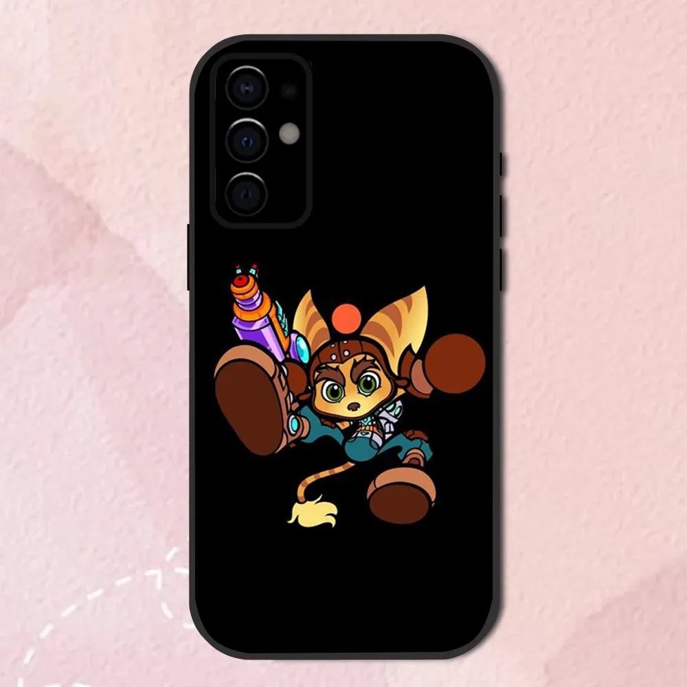 Game R-Ratchet Clank Phone Case For Samsung S24,S21,S22,S23,S30,Ultra,S20,Plus,Fe,Lite,Note,10,9,5G Black Soft Shell