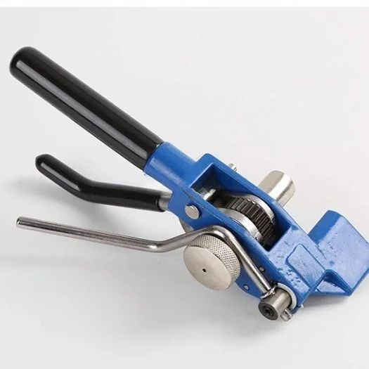 

Stainless steel cable tie tape integrated baler, tie gun