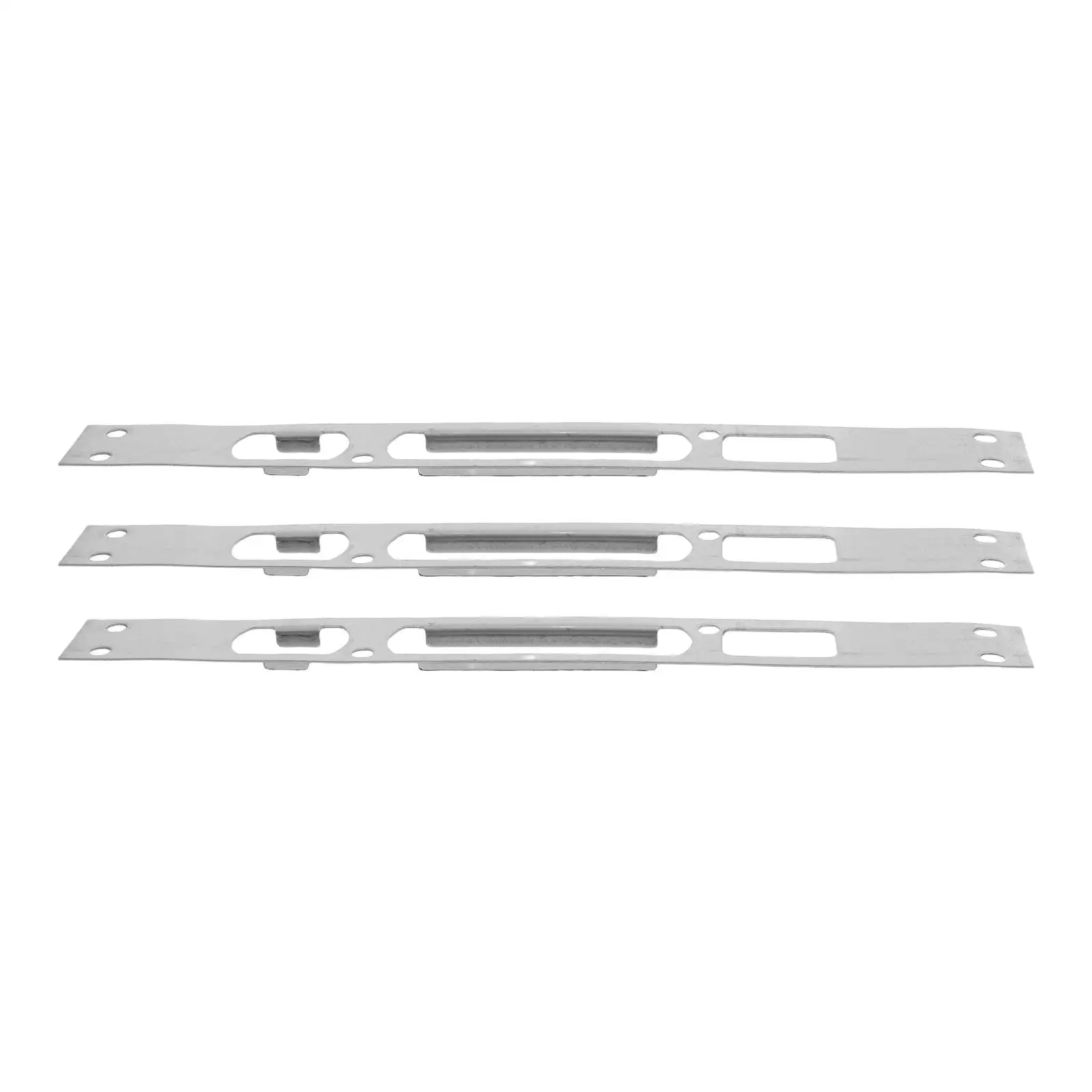 

3pcs Anti theft Door Body Jamb Repair Kit Latch Guard Plate Adjustable Deadbolt Strike Security Parts Stainless Steel Easy
