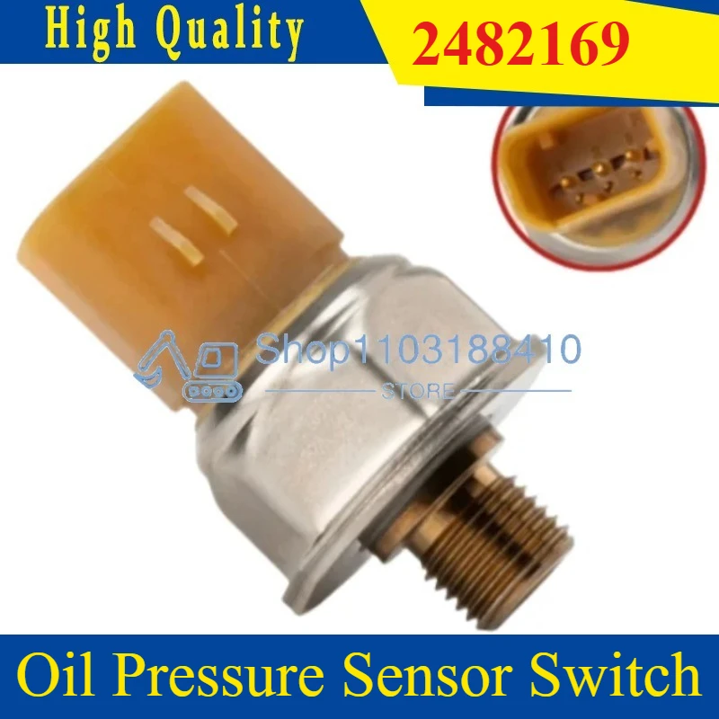 

248-2169 2482169 5PP4-3 Электрические детали Датчик давления масла для Caterpillar C7 C9 C12 C13 C15 Датчик топливного дизельного двигателя