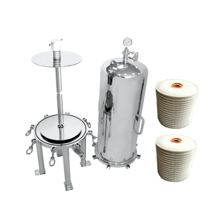 Sanitary Stainless Steel Depth Stack Membrane Disc Lenticular Filter Housing Lenticular Filter