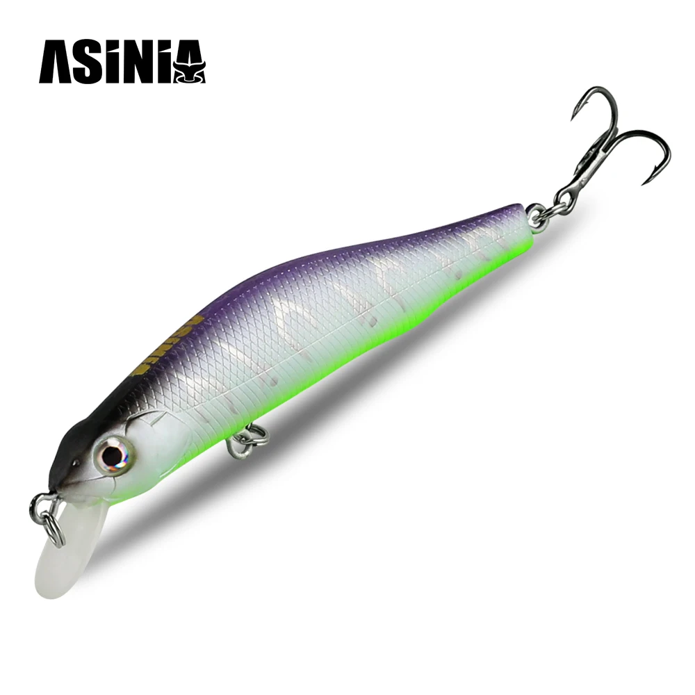 ASINIA 80mm 8.5g dive 1m professional quality magnet weight fishing lures minnow crank hot model Artificial Bait Tackle