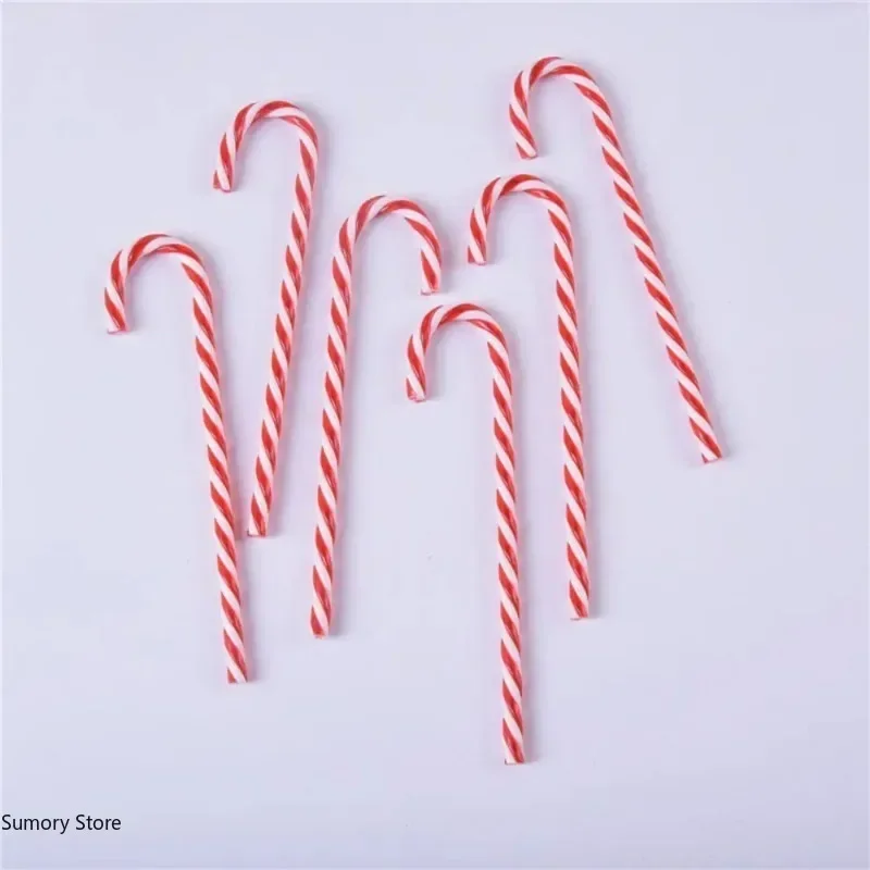 Cute Xmas Candy Canes Lollipop Christmas Tree Ornament Hanging Christmas Home Decoration 2024 Navidad Natal Noel Decoration