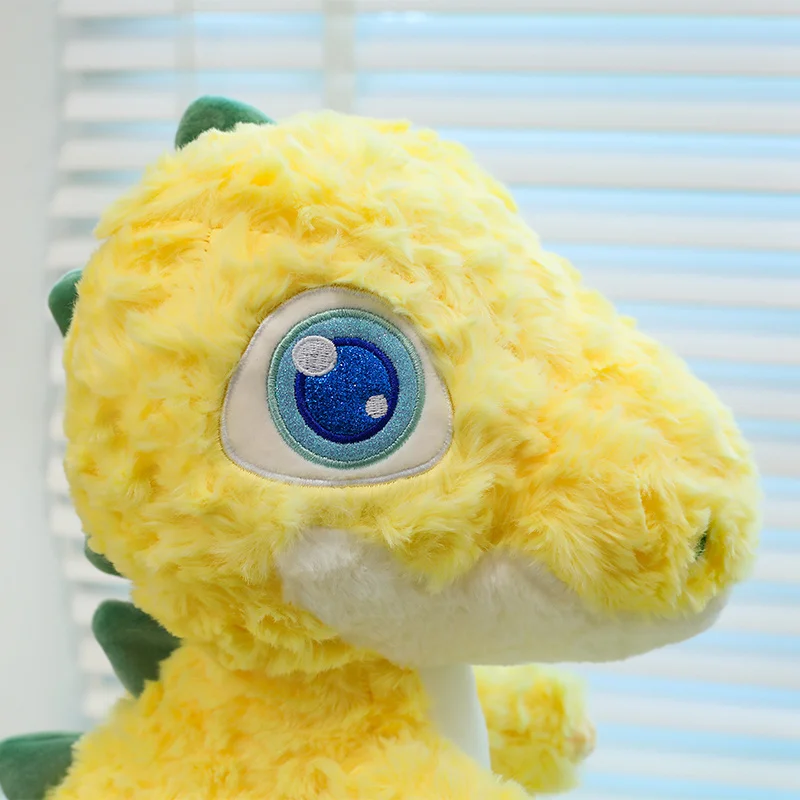Lovely Dinosaur Plush Tyrannosaurus Rex Doll Yellow Green Toy Stegosaurus Pillow Cushion Gift For Children