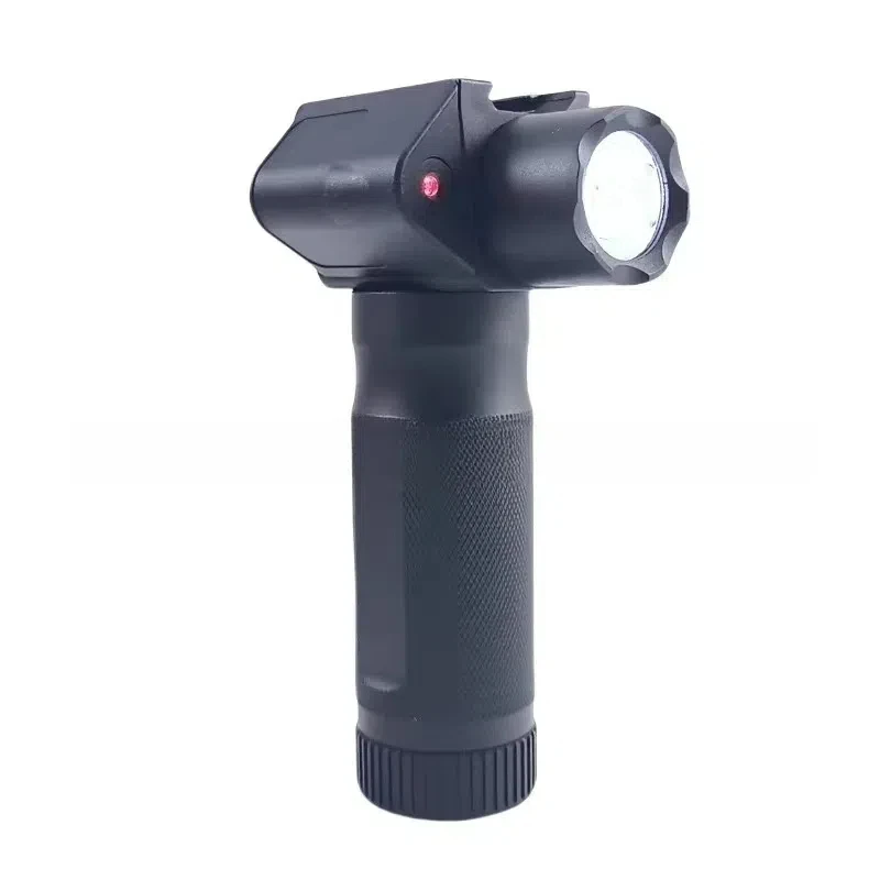 Knight foregip-linterna LED CREE combinada Vertical, mira láser roja, 20mm, linterna montada en Riel, accesorios de caza Airsoft