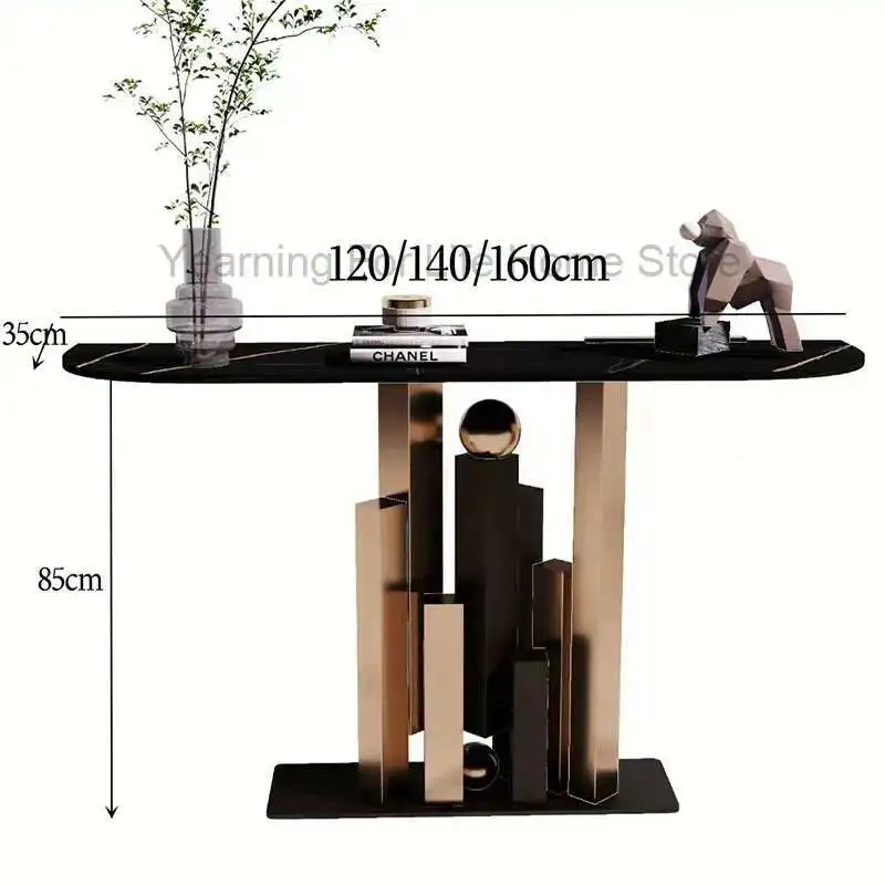

Modern Simple Console Table for Office Small Design High-end Table Light Luxury Characteristic Household Tables for Living Room