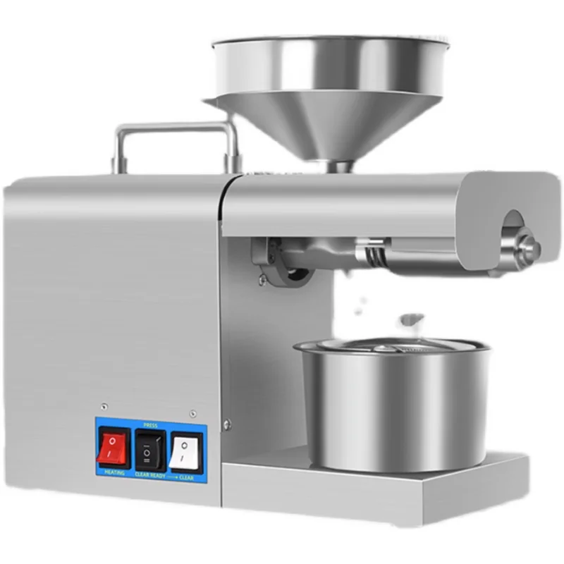 220V/110V Cold and Hot Hydraulic Press English Version Stainless Steel Intelligent Temperature Controlled Hydraulic Press