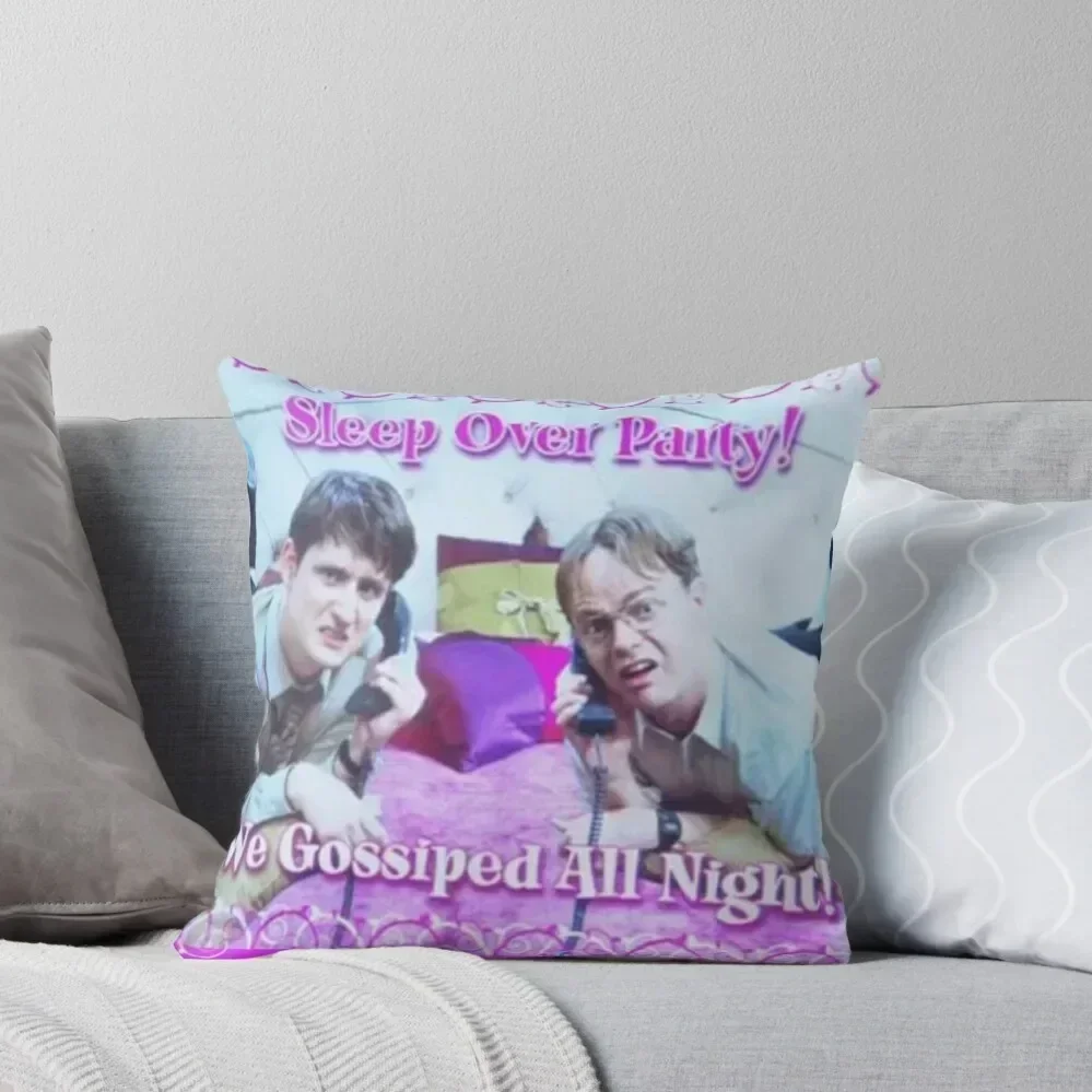 the office dwight schrute and gabe sleepover Throw Pillow Christmas Cushion For Home Ornamental Pillow pillow