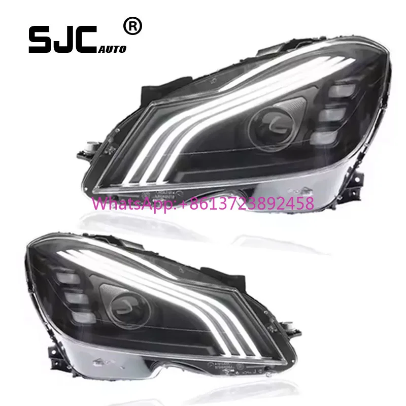 

Auto LED Headlamp for Mercedes Benz C-Class W204 2012-2014 Factory Sales Side Marker Lights Turn Signal Brake Lamp Upgraded