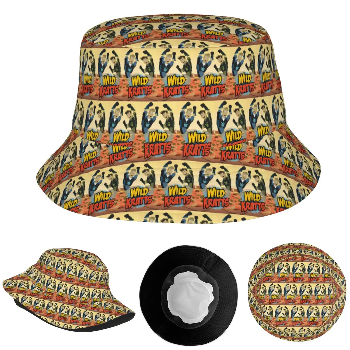 

Панама с рисунком логотипа Wild Kratts Панама для детей Шапки рыбака на лето Шапки для рыбалки унисекс