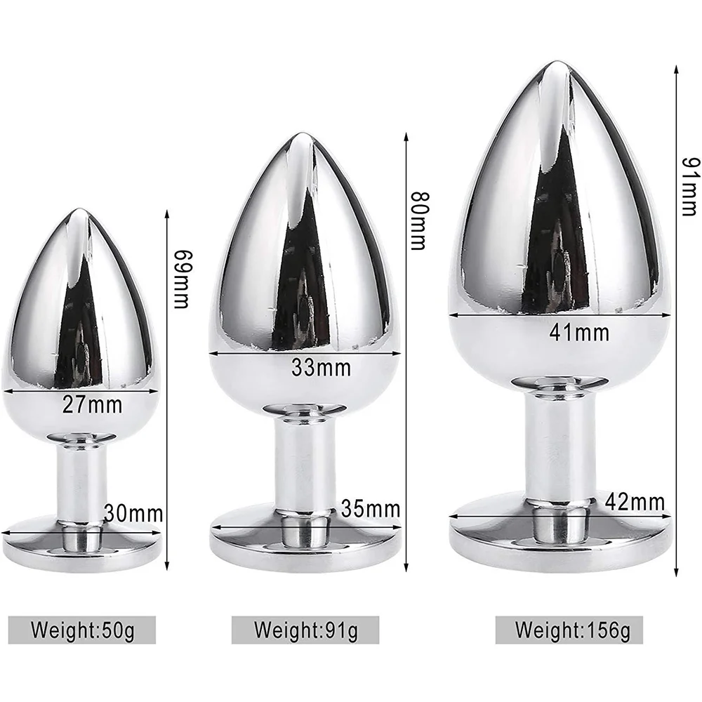 Anal Plug Toys For Sex Butt Stainless Steel Smooth Touch Anal Buttplug Sex Toys Sex Products For Men Gay Anal Sex Toys For Woman