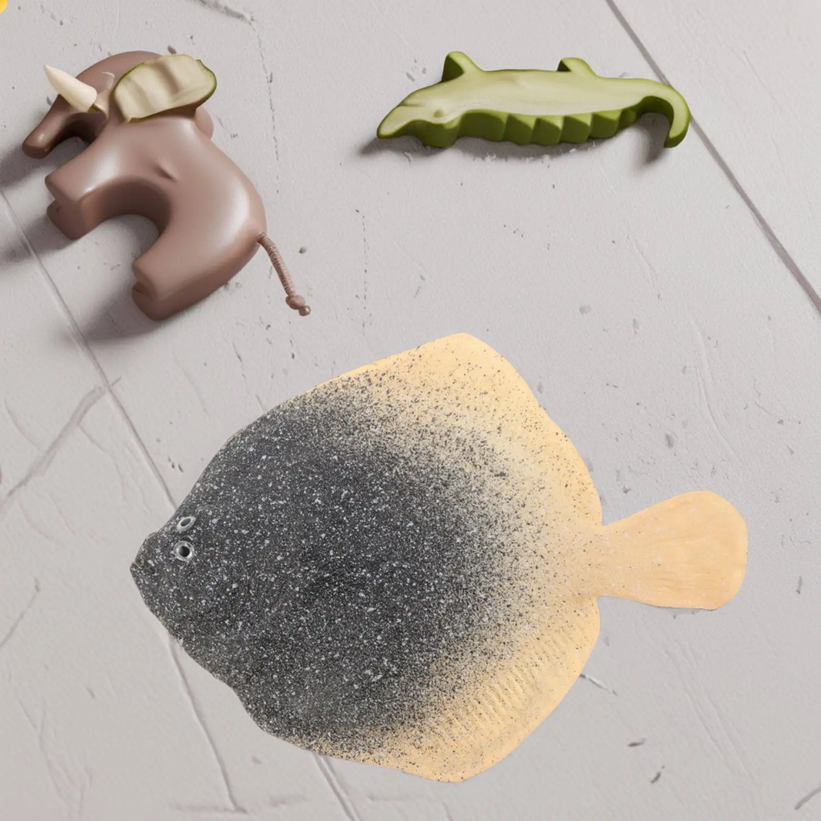 High Detail Simulated Fish PU Decor for Marine Themed Parties Kitchen Counters Shopping Malls Preschool Learning Stage Props
