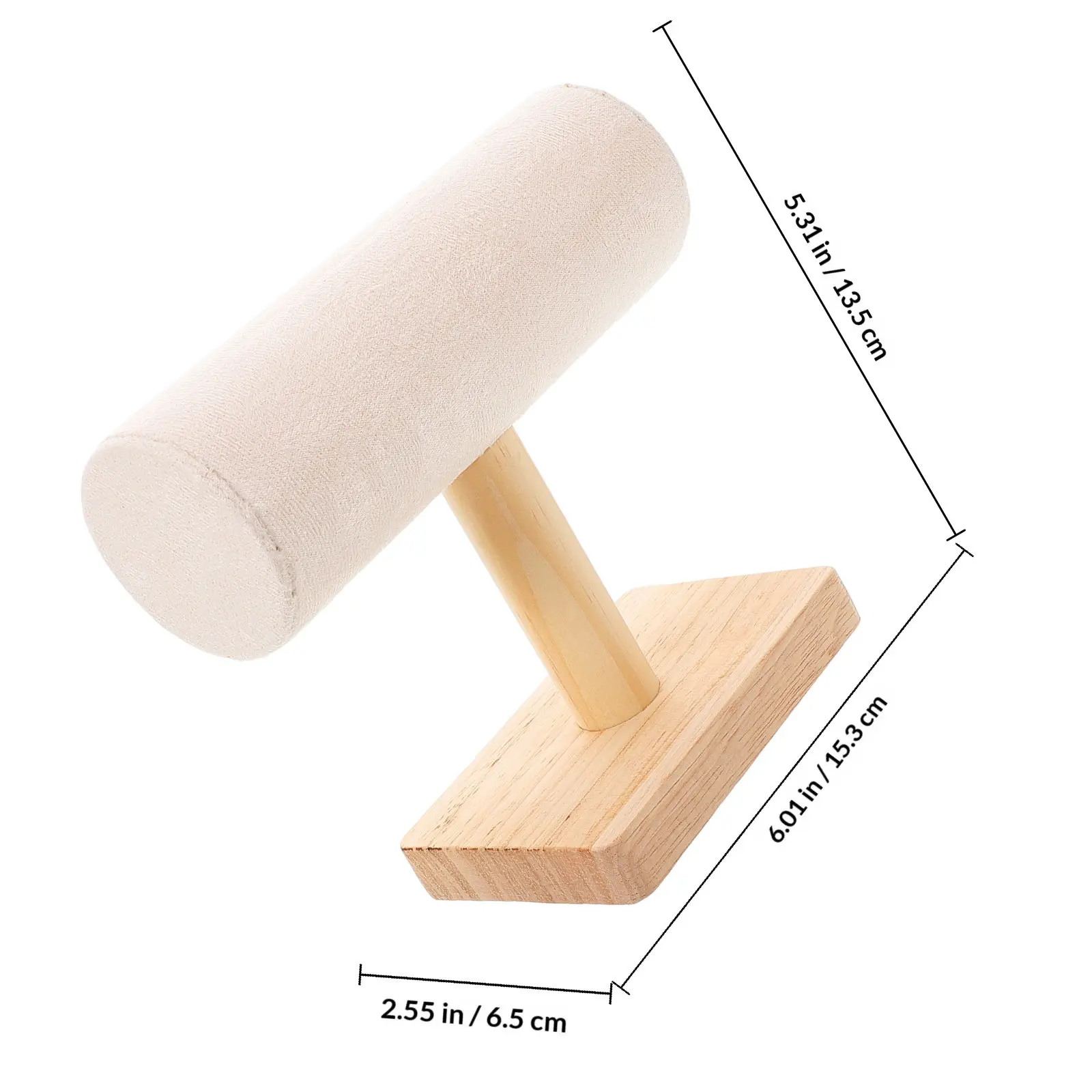 Wooden Bracelet Holder Elegant Jewelry Organizer Display Stand Compact Jewelry Storage for Home Store Bracelet Holder Organizer
