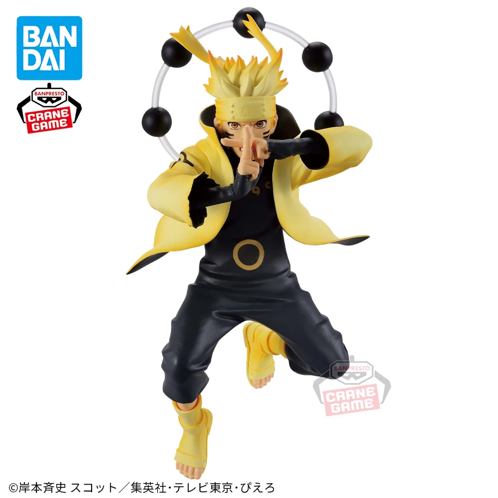 In Stock Original BANPRESTO VIBRATION STARS Naruto: Shippuden Six-Paths Uzumaki Naruto Figure Anime Model Genuine Boxed Toy