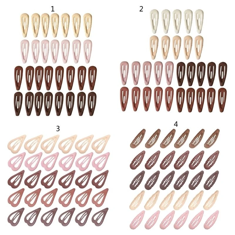 

30PCS Frosted Matte Hairpins Non-Slip Girls Hairclip Hair Barrettes Hair Decors G2TD