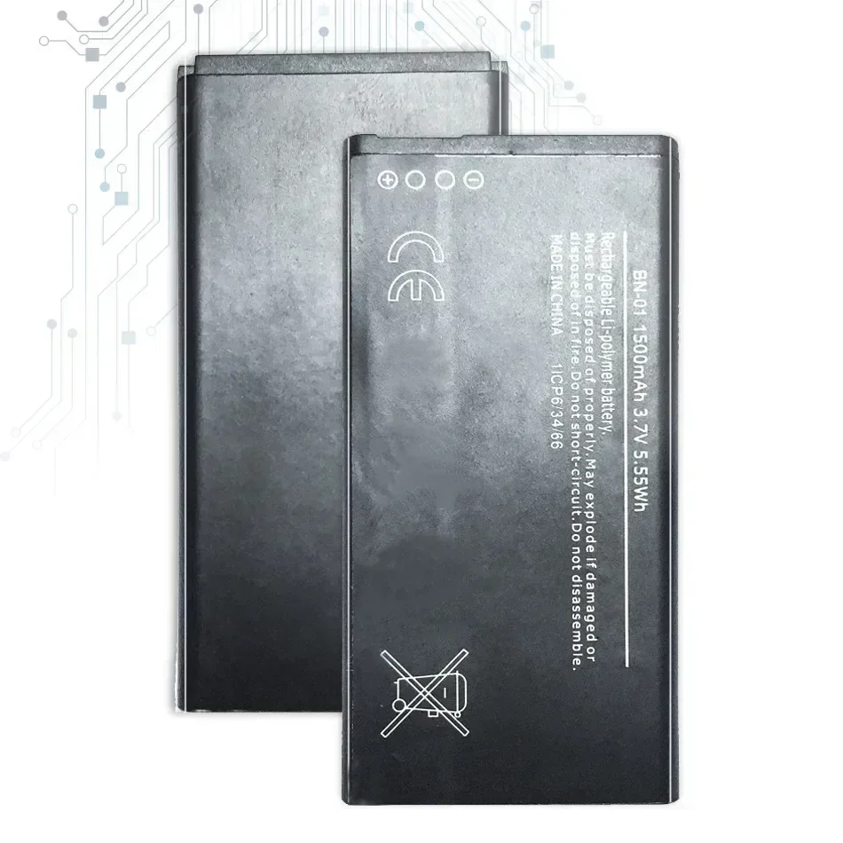 Battery For Nokia BN-02 BN-01 BV-5S BL-4J HE347 Plus 7 7.1 TA-1062 XL 4G RM-1061 X 1045 X2 X+ Plus X2DS 1013 C6 C6-00 Lumia 620