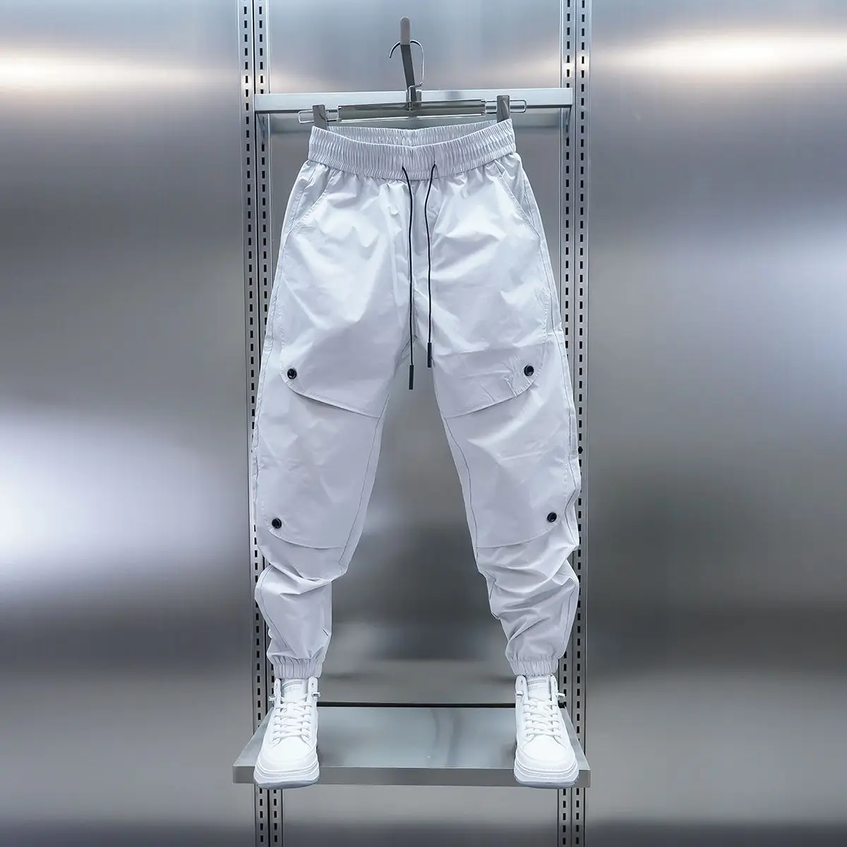 Loose Hip Hop Jogger Sweatpants Outdoor Casual Pants Thin Quick Dry Breathable Trousers High Quality Luxury Brand Men clothing - Image 5