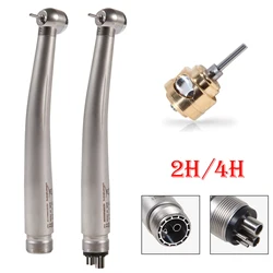 4/2Hole Dental High Speed Handpiece Turbine Cartridge Push Button Clean Big Head Teeth Single Water Spray NSK Style High quality